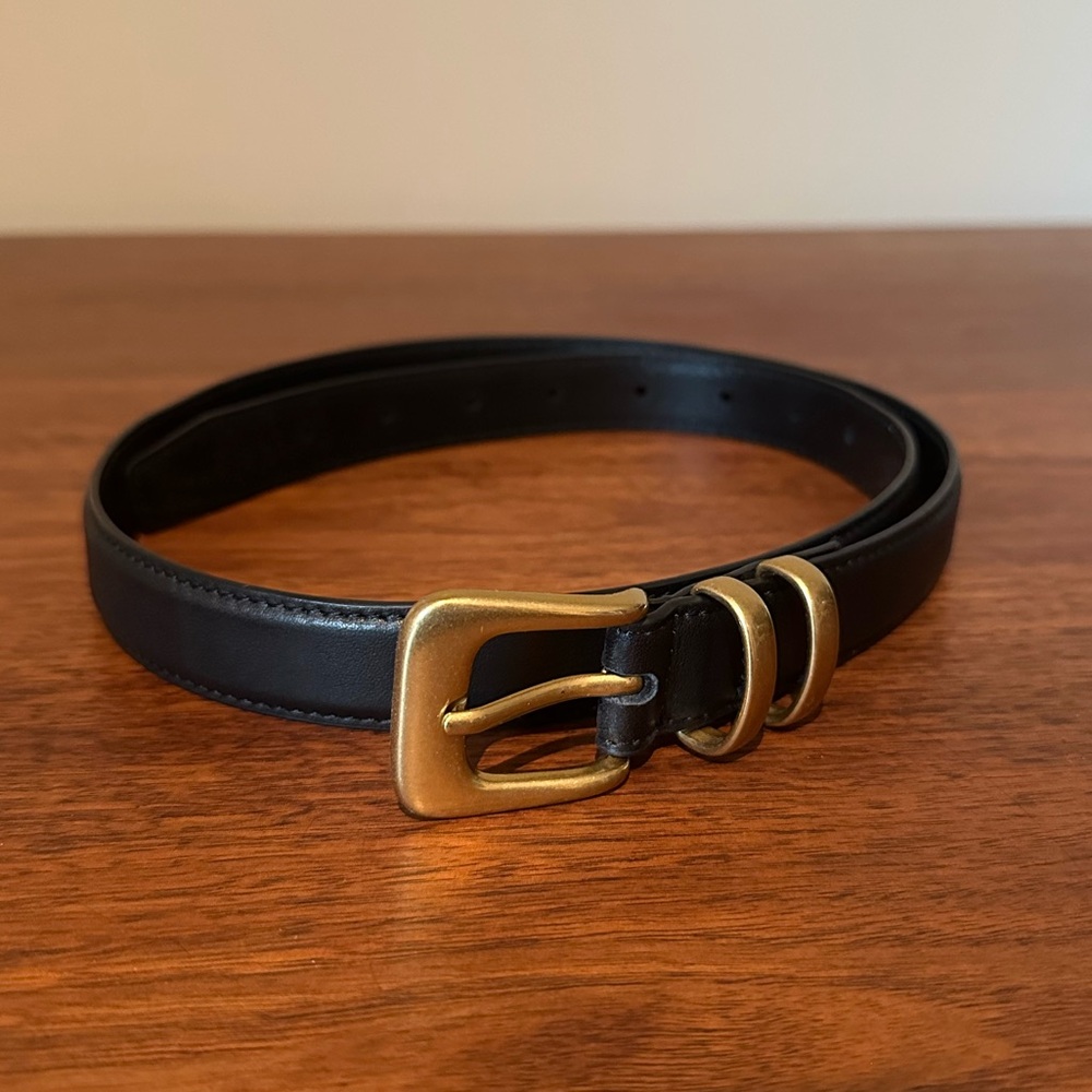 Suncoo Black Leather Belt - Picture 3 of 3